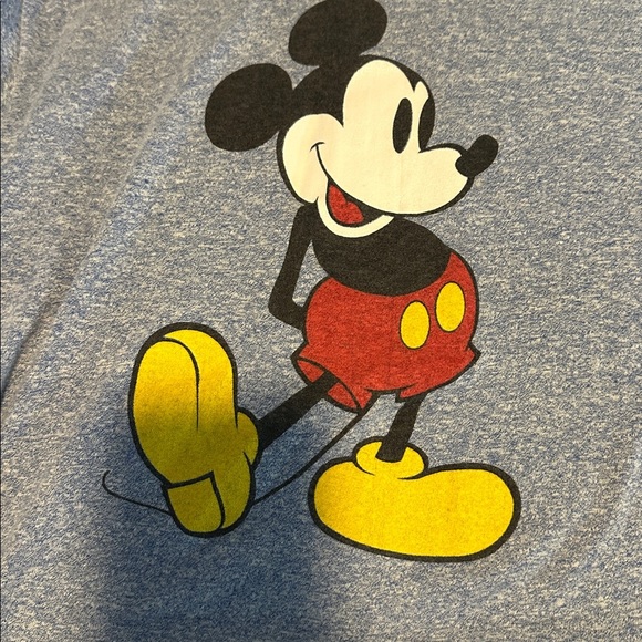 Vintage Disney Blue Mickey Mouse Tee - Picture 5 of 8